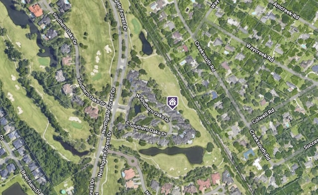 2722 N Southern Oaks Dr, Houston, TX 77068 - aerial view of property's location