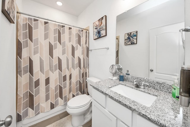 8034 Royal Palm Dr, Fulshear, TX 77441 - full bathroom featuring vanity and toilet