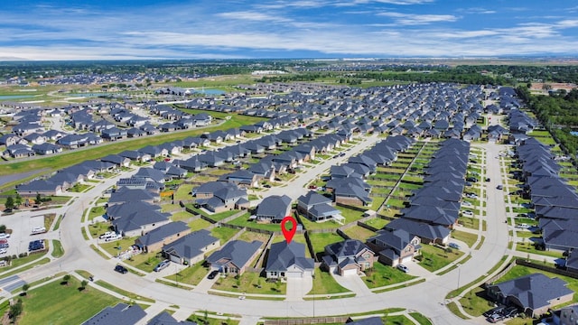 8034 Royal Palm Dr, Fulshear, TX 77441 - aerial view of property and surrounding area featuring nearby suburban area and a nearby body of water