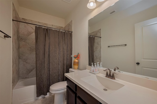 27003 Lindenwood Creek Ln, Katy, TX 77494 - bathroom featuring vanity, toilet, and shower / tub combo