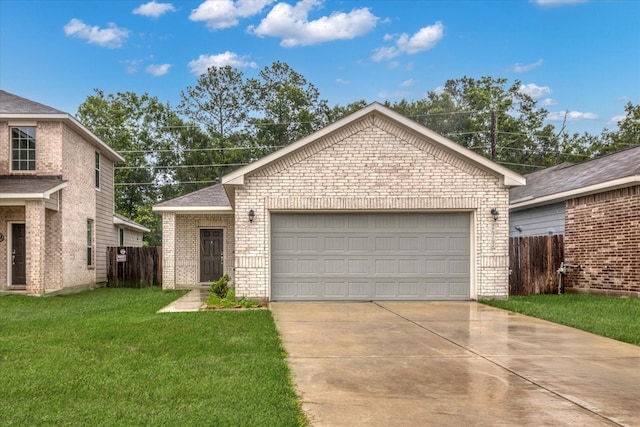 24742 Russet Bluff Trl, Houston, TX 77336 - ranch-style home featuring brick siding, driveway, and a garage