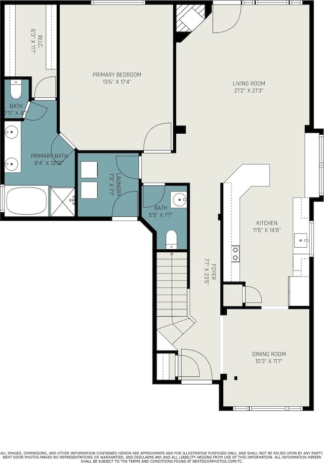 18530 S Wimbledon Dr, Katy, TX 77449 - floor plan / room layout