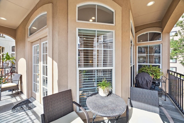 18731 Egret Oaks Ln, Webster, TX 77058 - balcony with french doors