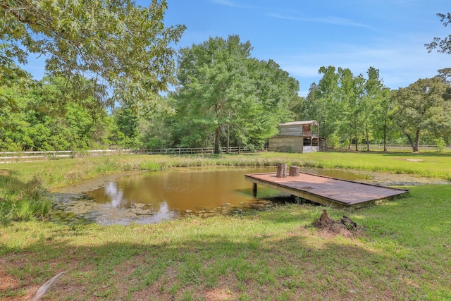 24240 Oak Hollow Blvd, Hockley, TX 77447 - dock area featuring a water view and a forest view
