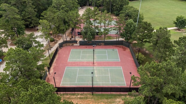 35 Dewdrift Pl, The Woodlands, TX 77382 - view of tennis court