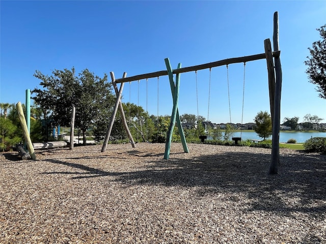 2023 Deer Vly, Missouri City, TX 77459 - community jungle gym with a water view