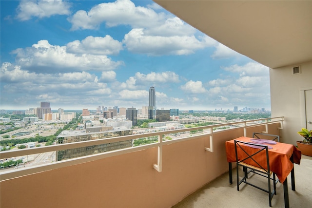 3505 Sage Rd Unit 2405, Houston, TX 77056 - balcony with a view of city