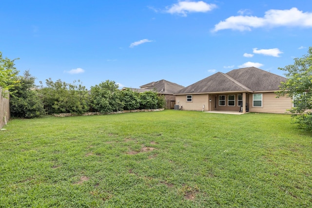 20423 Barrel Run Dr, Hockley, TX 77447 - view of yard with a patio and cooling unit