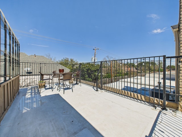 7608 Del Monte Dr, Houston, TX 77063 - view of patio / terrace featuring outdoor dining space