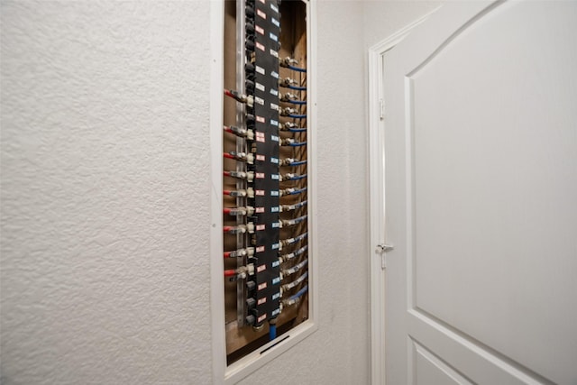 31318 Evergreen Park Ln, Conroe, TX 77385 - wine cellar featuring a textured wall