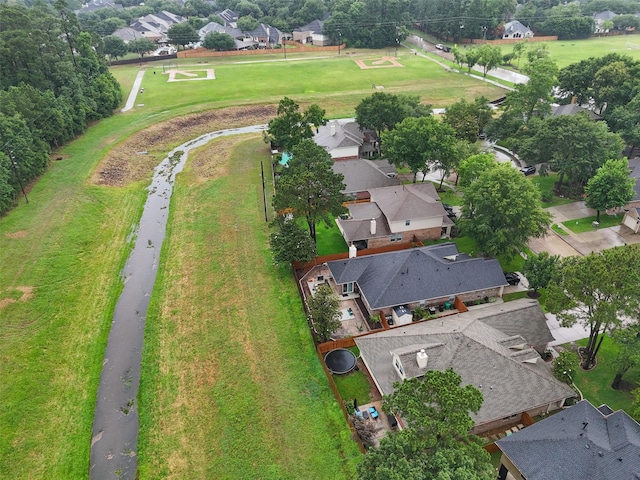 31318 Evergreen Park Ln, Conroe, TX 77385 - aerial view of property and surrounding area with nearby suburban area