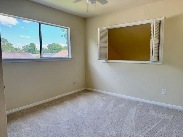 15326 Lindita Dr, Houston, TX 77083 - carpeted spare room with a ceiling fan and baseboards