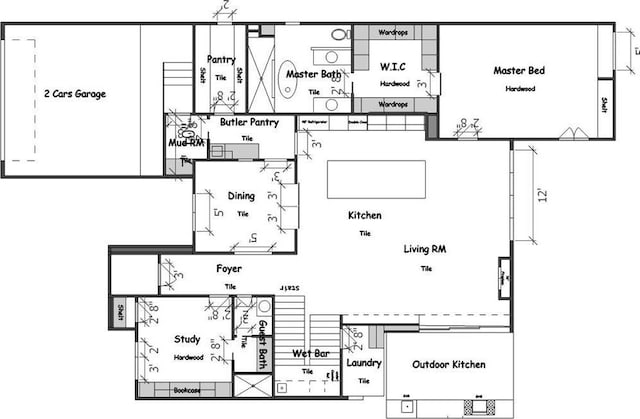 2214 Hewitt Dr, Houston, TX 77018 - property floor plan