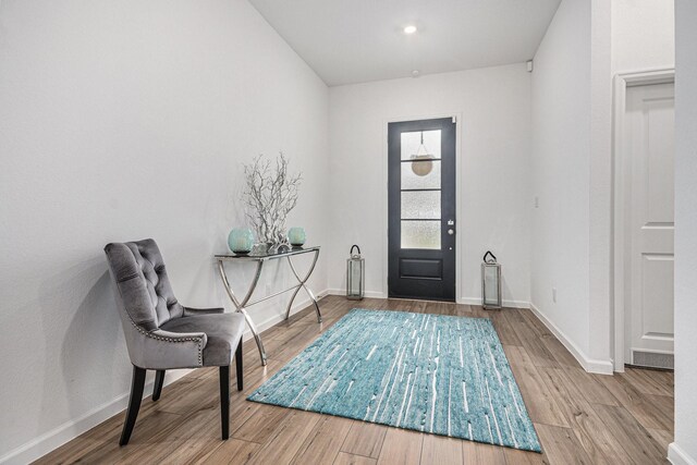 705 Western Fern, League City, TX 77573 - entrance foyer with wood finished floors and baseboards