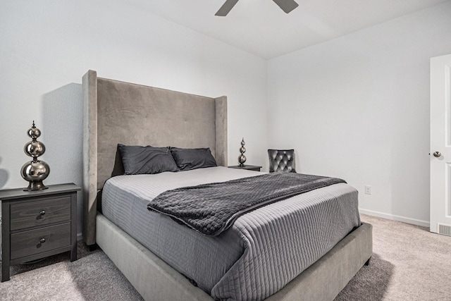 705 Western Fern, League City, TX 77573 - bedroom with carpet floors, a ceiling fan, and baseboards