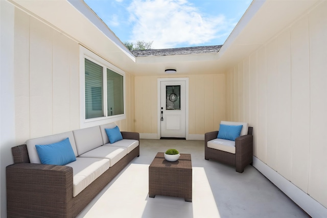 7418 Dew Mist Ln, Houston, TX 77095 - view of patio with an outdoor living space