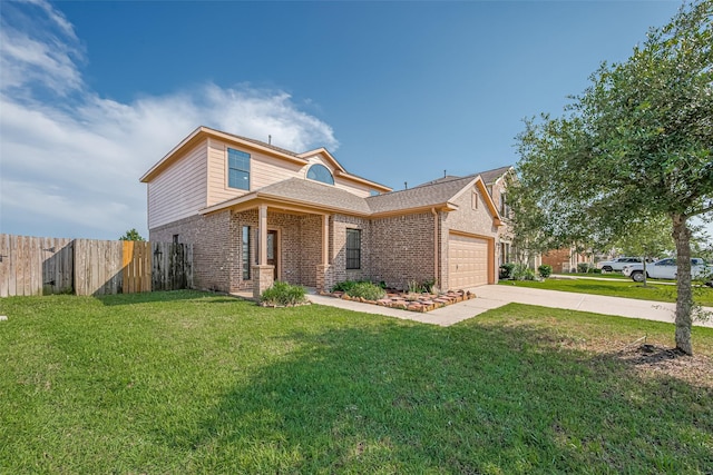 10015 Black Birch Ln, Tomball, TX 77375 - traditional home featuring brick siding, concrete driveway, an attached garage, and roof with shingles
