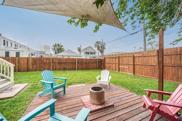 1414 Mechanic St, Galveston, TX 77550 - view of deck