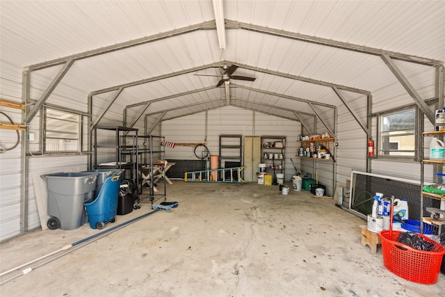 815 5th St, San Leon, TX 77539 - garage featuring metal wall