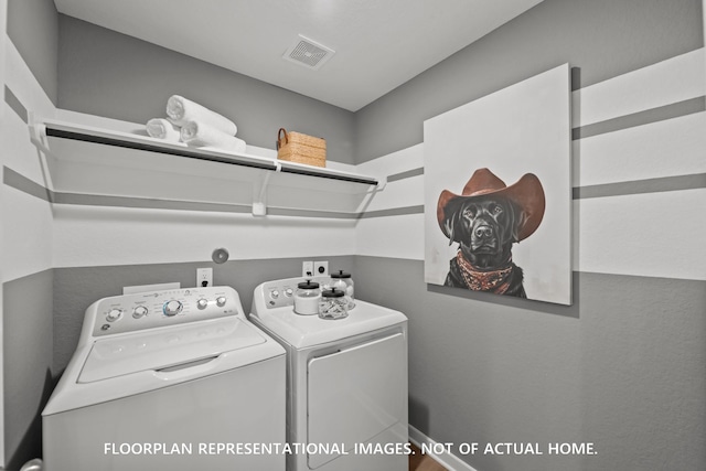 8043 Kay Harbor Dr, Cypress, TX 77433 - laundry area featuring separate washer and dryer
