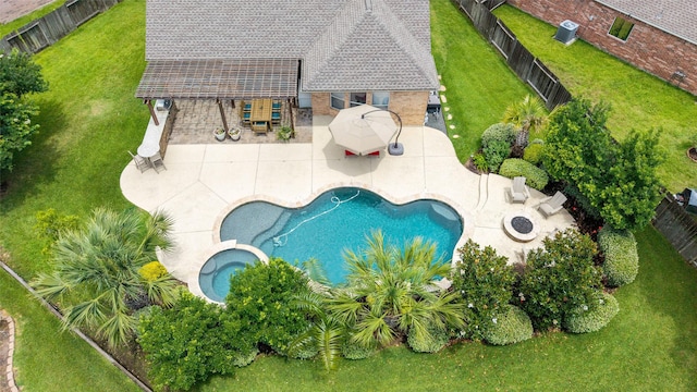 25303 Hall Meadow Ln, Katy, TX 77494 - view of subject property featuring a pool