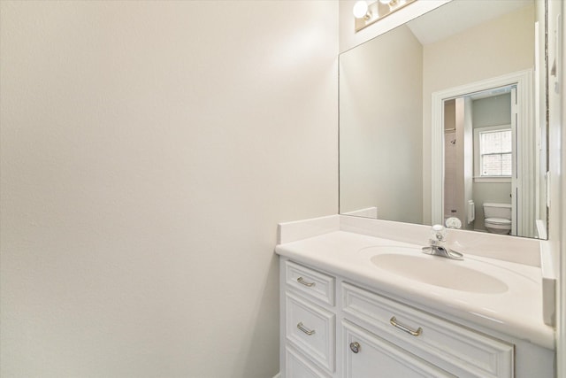 1214 Turnbury Oak Ln, Houston, TX 77055 - bathroom with vanity and toilet