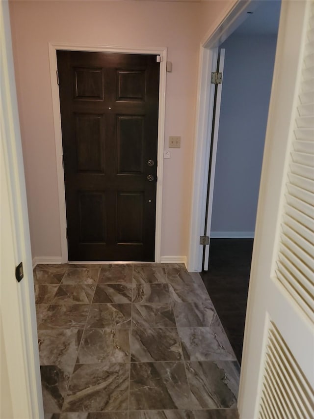 5515 Pimberton Ln, Spring, TX 77379 - entryway with baseboards and marble finish floors
