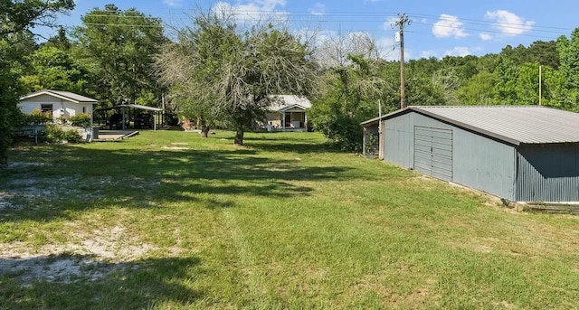 1933 Fm 1272, Grapeland, TX 75844 - view of green lawn with an outdoor structure