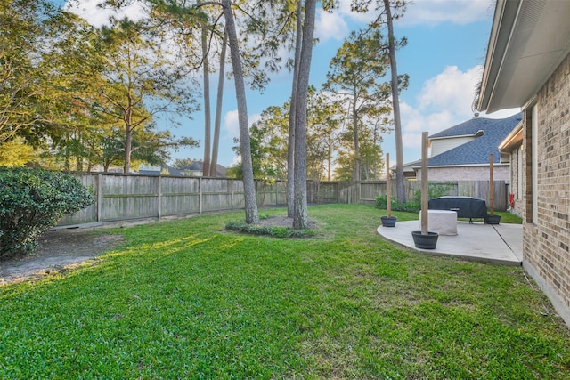 12202 Salt River Valley Ln, Humble, TX 77346 - view of yard with a patio area