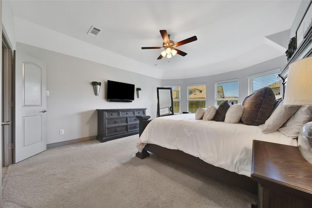28111 Middlewater View Ln, Katy, TX 77494 - carpeted bedroom featuring baseboards and a ceiling fan