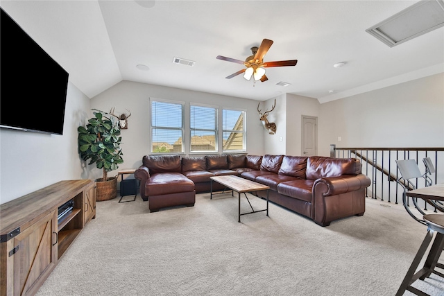 28111 Middlewater View Ln, Katy, TX 77494 - living area with carpet and a ceiling fan