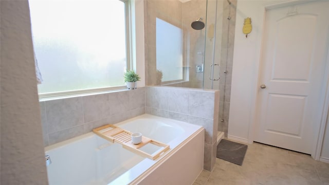 21386 Owl Rd, New Caney, TX 77357 - full bathroom featuring a stall shower and a garden tub