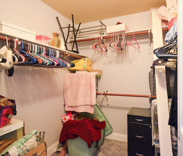 8000 Tee Dr, Austin, TX 78747 - walk in closet featuring carpet floors