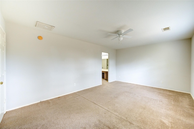 19814 Lindenfield Pl, Katy, TX 77449 - unfurnished room featuring light carpet and ceiling fan