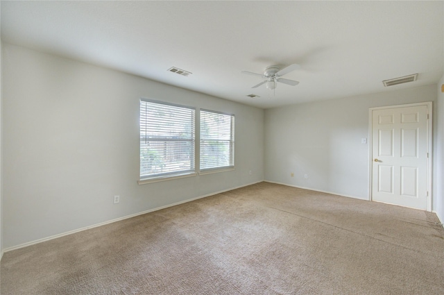19814 Lindenfield Pl, Katy, TX 77449 - carpeted spare room featuring a ceiling fan and baseboards
