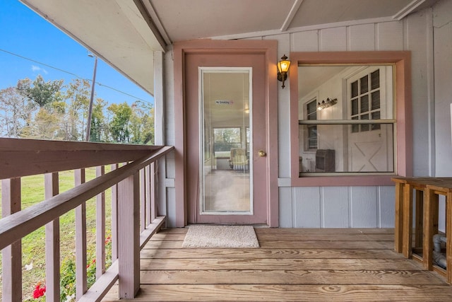 3840 N Fm 356, Onalaska, TX 77360 - entrance to property featuring board and batten siding