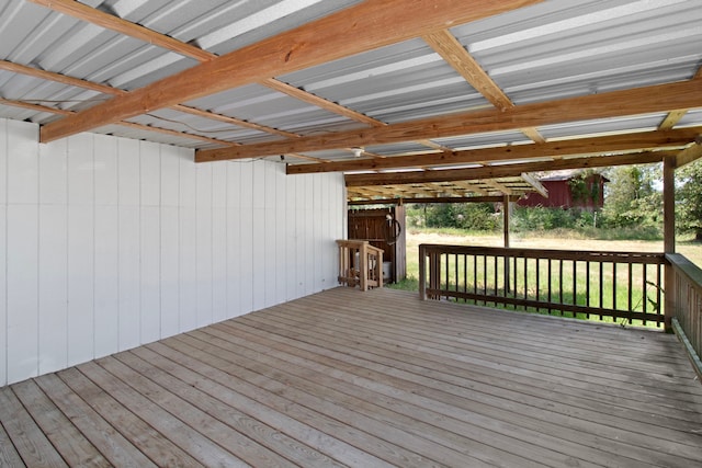 3840 N Fm 356, Onalaska, TX 77360 - view of wooden terrace