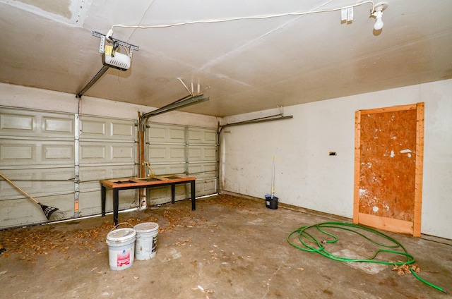 5914 Newquay St, Houston, TX 77085 - garage featuring a garage door opener