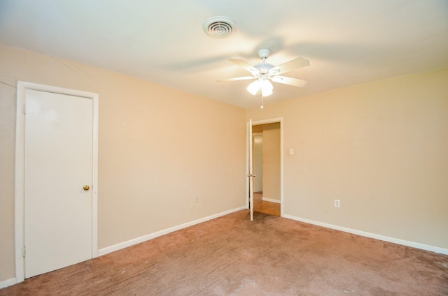 5914 Newquay St, Houston, TX 77085 - carpeted spare room with a ceiling fan and baseboards