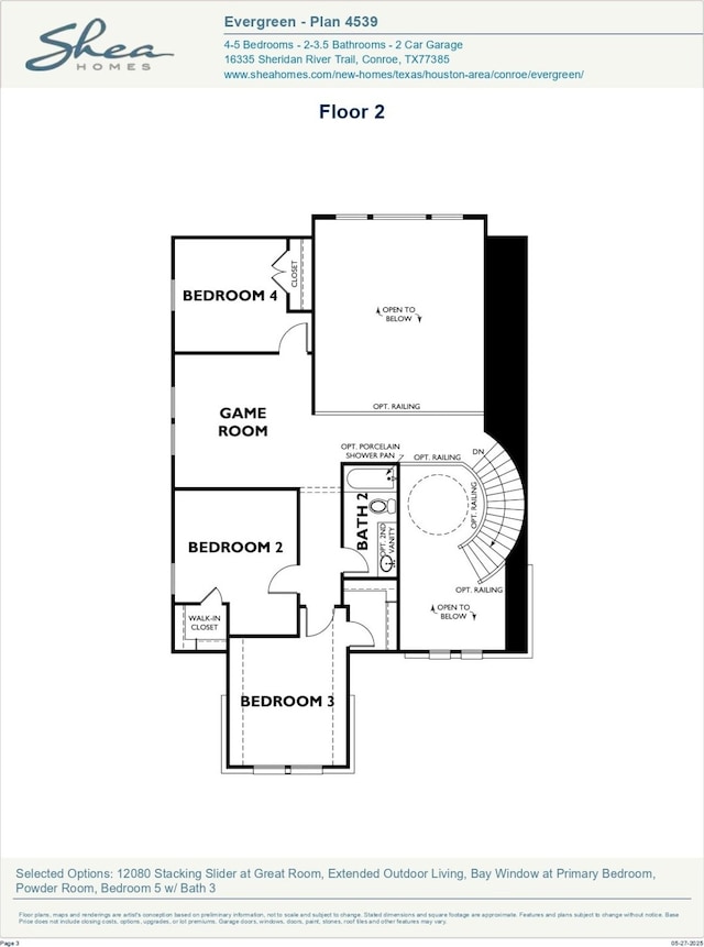 16183 Sheridan River Trl, Conroe, TX 77302 - room layout