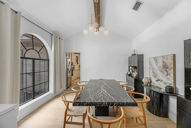 1915 Morton League Rd, Richmond, TX 77406 - dining room with light wood finished floors and a chandelier