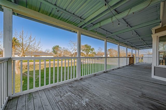 206 S Idaho St, La Porte, TX 77571 - deck with a yard