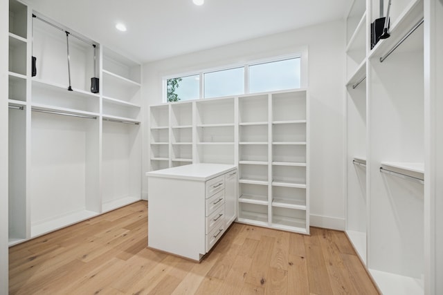 1203 Bomar St, Houston, TX 77006 - spacious closet featuring light wood-type flooring