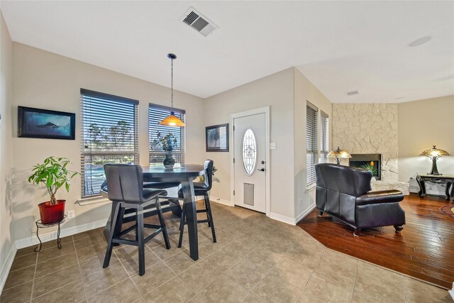 3610 Rock Daisy Dr, Spring, TX 77386 - dining room featuring tile patterned flooring and baseboards