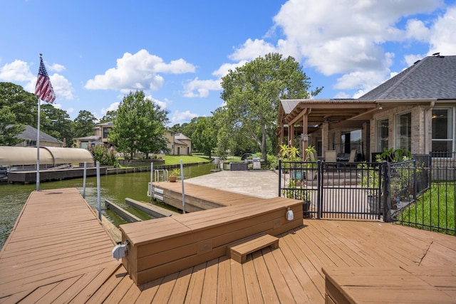 13685 Lakeside Place Dr, Willis, TX 77318 - dock area with a water view