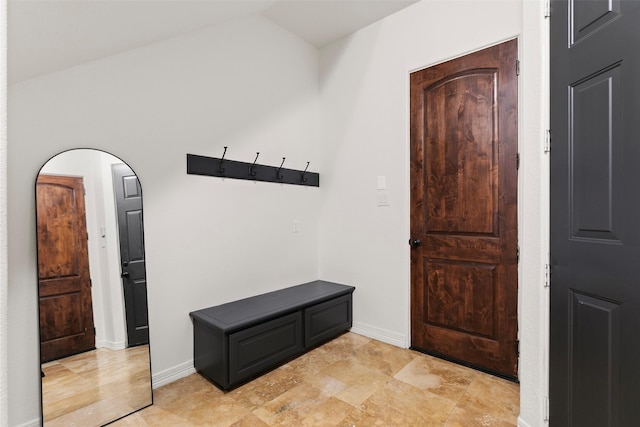 8410 Den Oak Dr, Richmond, TX 77406 - mudroom with baseboards and arched walkways