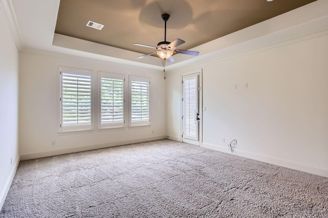 6 Freestone Stream Pl, Spring, TX 77389 - empty room with carpet flooring, plenty of natural light, baseboards, and crown molding