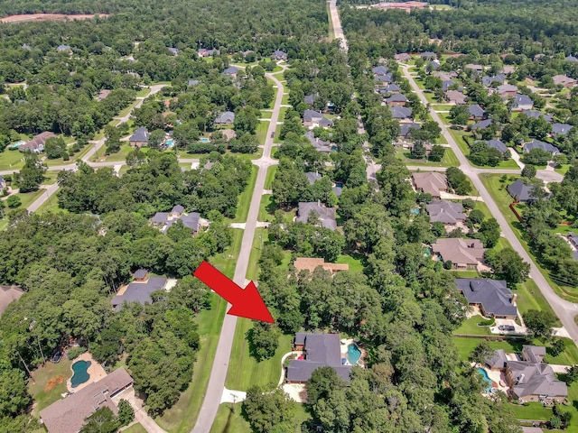 13273 Royal Rdg, Conroe, TX 77302 - aerial view of property and surrounding area with nearby suburban area