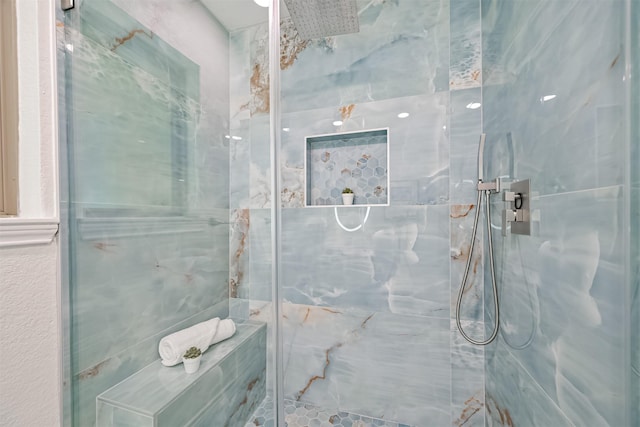 6315 Amie Ln Unit Cr879, Pearland, TX 77584 - full bath with a marble finish shower