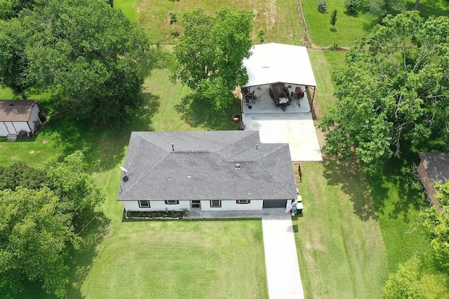 13911 W Richmond St, Needville, TX 77461 - aerial view of property and surrounding area